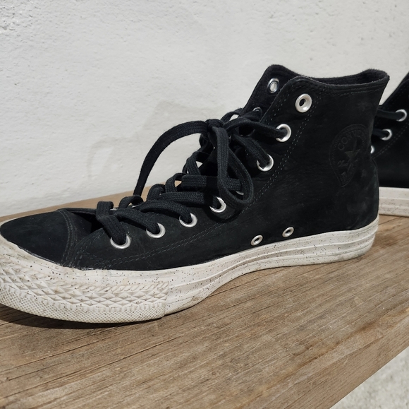 Converse Other - Converse Chuck Taylor All Star Hi Top. Black Suede With Speckled Outsole.